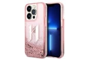 Mobile - Covers & Cases - Karl Lagerfeld KLHCP14LLBKLCP iPhone 14 Pro 6.1 "pink / pink hardcase Liquid Glitter Big KL - 3666339085667