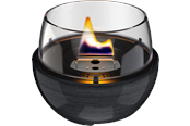 Decoration - Tenderflame Tulip 14 Reactive Glaze Black - TF-600285