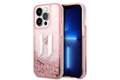 Mobile - Covers & Cases - Karl Lagerfeld KLHCP14XLBKLCP iPhone 14 Pro Max 6.7 "pink / pink hardcase Liquid Glitter Big KL - 3666339085674