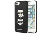 Mobile - Covers & Cases - Karl Lagerfeld Saffiano Karl&Choupette Head case for iPhone 7 Plus / iPhone 8 Plus - black - 3666339054991
