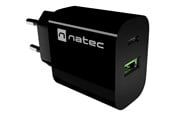 Mobile - Adapters & Chargers - Natec Ribera power adapter - USB-C USB - 20 watt - NUC-2397