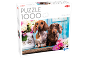 Pusselspel - Tactic Dashing Dacshunds 1000 pcs - 58314