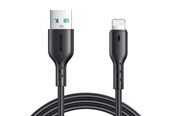 USB-kabel - Joyroom Kabel Flash Charge USB till Lightning SA26-AL3/ 3A / 1m (svart) - SA26-AL3