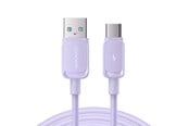 USB-kabel - Joyroom Kabel S-AC027A14 USB till USB C / 3A/ 1,2m (lila) - S-AC027A14 1.2m-Purp