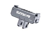 Actionkamera tillbehör - Sunnylife dubbelriktad monteringsadapter i aluminium för Osmo Nano / Action 6 - ON-AD108