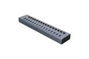 USB Hub - ORICO BT2U3-16AB Hub 16x USB-A 3.0 with switches - gray USB Hub - USB 3.0 - 16 porte - Grey - BT2U3-16AB-EU-GY-BP-HU