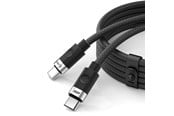 USB-kabel - ORICO CDX 60W 3A Power Delivery USB-C - USB-C 1m Cable - Black - CDX-60CC-BK-BP-HU