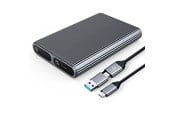Hårddisk - extern - ORICO AM2C3-2N Dual Disk Caddy for Two Drives: M.2 SATA and NVME USB-C 3.2 10Gb/s - Gray - Extern Hårddisk - AM2C3-2SN-GY-BP-HU