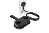Strömkabel (extern) - ORICO AP3 20W GaN 5in1 Power Strip 2x AC + 2x USB-A + 1x USB-C - Black - AP3-2A2U1C-PRO-EU-BK-HU