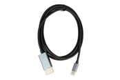 Displaykabel - iBOX - video adapter cable - USB-C to DisplayPort - 1.8 m - ITVCDP4K