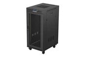 Rack chassis - Lanberg FF01 series - rack - 600 x 800 (flat pack) with mesh door LCD - 24U - FF01-6824-23BL