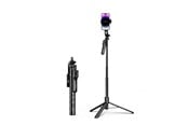 Andra mobiltillbehör - ORICO Selfie stick Orico SPM175 tripod 1/4" for phone camera with 360 degree rotation Bluetooth 5.2 - black - SPM175-BK-BP-HU