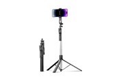 Andra mobiltillbehör - ORICO Selfie stick Orico SPM190 tripod 1/4" for phone camera with 360 degree rotation Bluetooth 5.2 - black - SPM190-BK-BP-HU