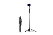 Andra mobiltillbehör - ORICO Selfie stick Orico SPM215 tripod 1/4" for phone camera with 360-degree rotation Bluetooth 5.2 - black - SPM215-BK-BP-HU