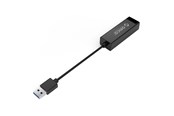 Nätverkskabel - ORICO UTJ-U3 1 Gigabit USB-A 3.0 External Network Card - Black - UTJ-U3-BK-BP-HU