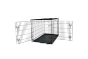 Hundar - Nobby Foldbart metal transportbur til bil M Sort - L62312