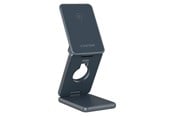 Mobile - Adapters & Chargers - Canyon 3-i-1 Vikbar trådlös laddare 15W, Mörkgrå - CNS-WCS309M