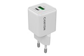 Mobile - Adapters & Chargers - Canyon GaN 20W USB-C PD & USB-A-laddare, vit - CNS-CUW20AC