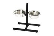 Hundar - Nobby Foderstander m/2 skåle justerbar 4 L - L72830