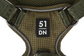Hundar - 51 Degrees North 51 - Wanderful - H Harness - Trail - Khaki - S - 51AWFHT403