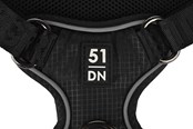 Hundar - 51 Degrees North 51 - Wanderful - H Harness - Trail - Black - S - 51AWFHT303