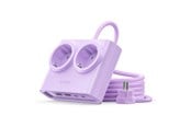 Strömkabel (extern) - ORICO PDC25 25W 6in1 Power Strip 2x AC + 2x USB-A + 2x USB-C - Purple - PDC25-2A2U2C-EU-PU-EP-HU