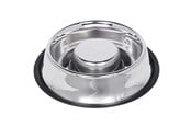 Hundar - Nobby Slowfeeder skål i rustfrit stål 1.35 L / Ø 30 cm - L73835