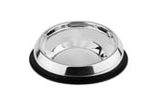 Hundar - Nobby Rustfrit stål skål for fladsnudede hunde med gummi - L73869