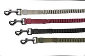 Hundar - 51 Degrees North 51 - Wanderful - Leash - Nylon - Bungee Flat - Bla - 51AWFLE3301