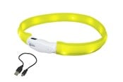 Hundar - Nobby LED halsbånd bred VISIBLE M Gul - L77035