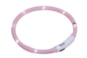 Hundar - Nobby LED halsbånd Puppy pink Ø 45 cm - L77032