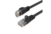 Nätverkskabel - ORICO PUG-C7B CAT7 10Gbps RJ45 Ethernet Network Cable Internet LAN Flat 3m - Black - PUG-C7B-30-BK-EP-HU