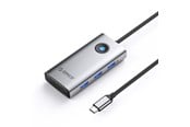 USB Hub - ORICO PW11 6in1 USB-C Docking Station 3x USB-A 3.0 1x USB-C PD 100W 1x HDMI 4K 30Hz 1x RJ45 2.5G Ethernet - Gray USB Hub - USB 3.0 - 6 porte - Grey - PW11-6P25R-GY-BP