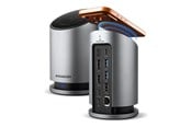 Dockning - AXAGON HMC-WL9 - dockningsstation - USB-C 3.2 Gen 2 / Thunderbolt 3 / Thunderbolt 4 / Thunderbolt 5 - HDMI DP - 1GbE - HMC-WL9