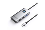 USB Hub - ORICO PW11-5P USB-C Hub Docking Station 1x USB-A 3.0 + 2x USB-A 2.0 + 1x USB-C PD + 1x HDMI - Gray USB Hub - USB 3.0 - Grey - T5-SV-EP-HU