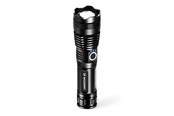 Ficklampor och strålkastare - Wozinsky WLT-15W 15W 1500lm CREE IP65 Tactical Flashlight with Adjustable Beam - Black - 5907769389108