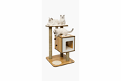 Katter - Catit Vesper Kradsetræ V-Base Valnød 56 x 56 x 84.5 cm. - 022517520420