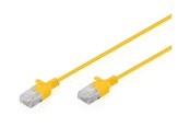 Nätverkskabel - DIGITUS patch cable - 1.5 m - yellow - Gul - DK-1618-015S-Y-10
