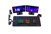Musmattor och tillbehör - Wozinsky WPD-B800 Gaming Desk Pad 800x300mm Waterproof with Pattern - Black - 5907769387258