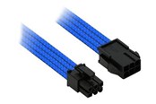 Strömkabel (extern) - Nanoxia Single Sleeve - power extension cable - 6 pin PCIe power to 6 pin PCIe power - 30 cm - NX6PV3EB
