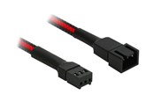Strömkabel (extern) - Nanoxia Single Sleeve - fan power extension cable - 3 pin Molex to 3 pin Molex - 30 cm - NX3PV3ESR