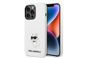Mobile - Covers & Cases - Karl Lagerfeld KLHCP14LSNCHBCH iPhone 14 Pro 6.1" hardcase white/white Silicone Choupette - 3666339086787