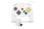 Spel Tillbehör - Hyperkin Admiral Premium (White) - Wireless Controller - Nintendo 64 - 0810007710655
