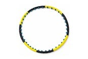 Sport & Fitness - Wozinsky WHH-110 Hula Hoop-massager med knottror - Svart och gul - 5907769384561