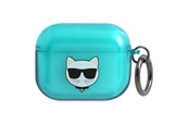 Andra mobiltillbehör - Karl Lagerfeld Choupette AirPods Pro Case - Blue - 3666339009267