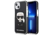 Mobile - Covers & Cases - Karl Lagerfeld Iconik Karl Case for iPhone 13 mini - Black - 3666339048402