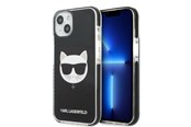 Mobile - Covers & Cases - Karl Lagerfeld KLHCP13STPECK iPhone 13 mini 5.4" hardcase black/black Choupette Head - 3666339048488