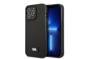 Mobile - Covers & Cases - Karl Lagerfeld KLHCP13LSFMP2K iPhone 13 Pro / 13 6.1" hardcase black/black Saffiano Plaque - 3666339048945
