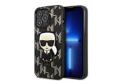 Mobile - Covers & Cases - Karl Lagerfeld KLHCP13LPMNIKBK iPhone 13 Pro / 13 6.1" hardcase black/black Monogram Ikonik Patch - 3666339049386