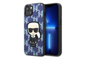 Mobile - Covers & Cases - Karl Lagerfeld KLHCP13MPMNIKBL iPhone 13 6.1" hardcase blue/blue Monogram Ikonik Patch - 3666339049492